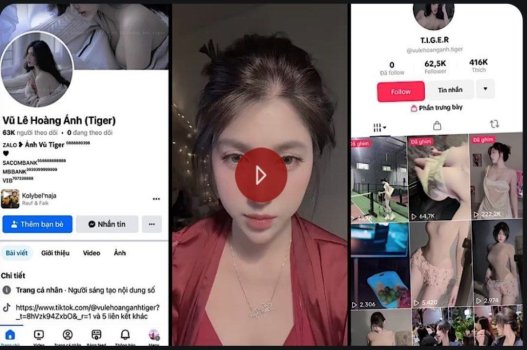 Lộ clip sex Vũ Lê Hoàng Ánh - Tiktoker vú to